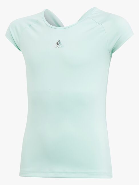 Adidas Girls Ribbon T-Skjorte Treningstrøye, Green