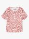 Hyperfied Short Sleeve Logo Top, Pink Leo