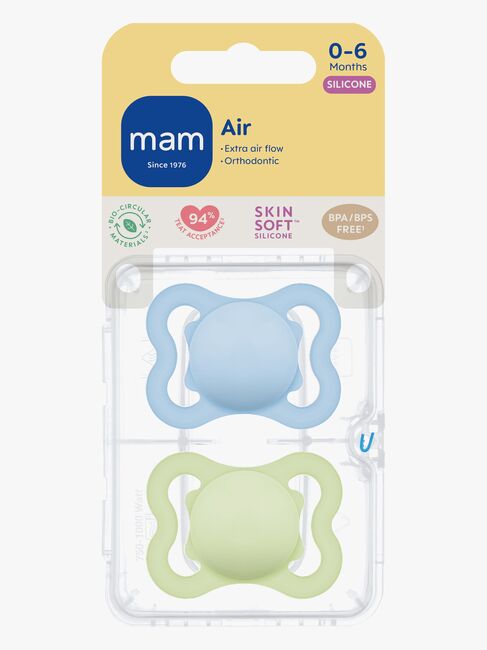 MAM Air Silikon Smokker 0-6m, Blå