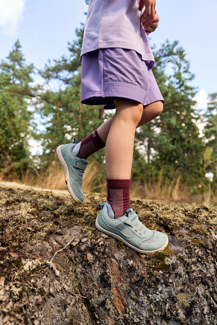 Reima Telmin Jr Barefoot Sneakers, Stone Green