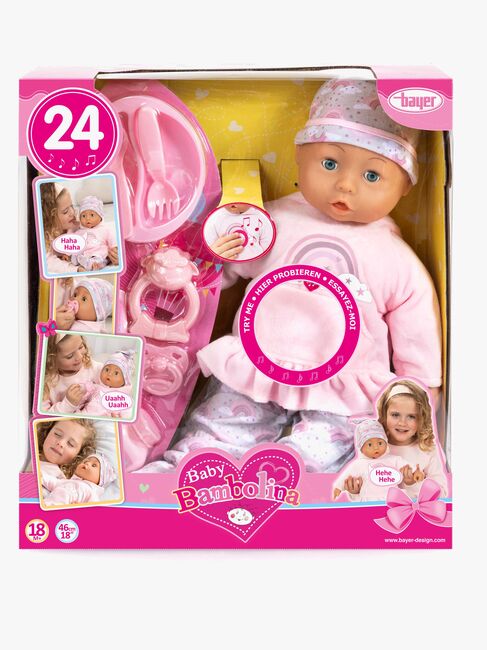 Bayer Design Bambolina Interaktiv Dukke 46 cm