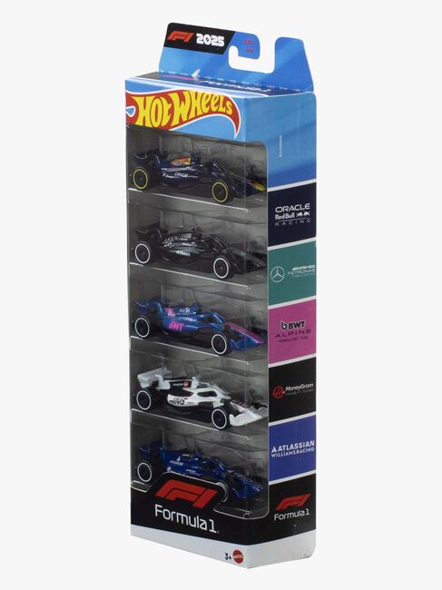 Hot Wheels F1 Biler Die-Cast 1:64 5-pakning