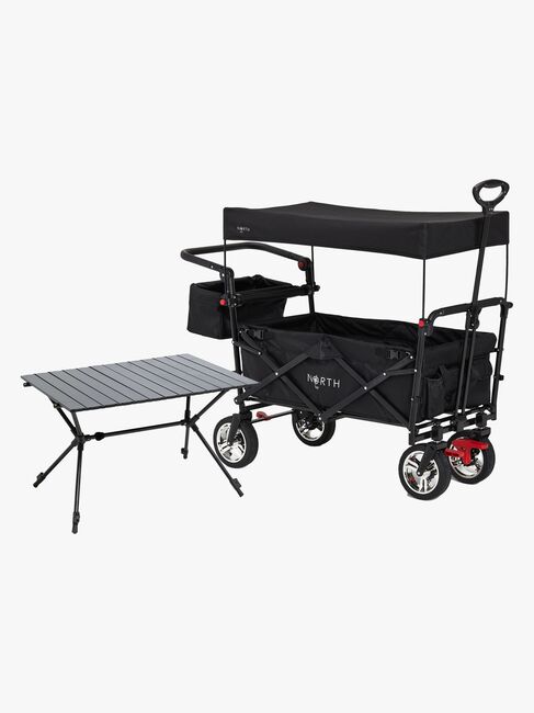 North 13.5 Porter Tralle, Black Inkl. Campingbord