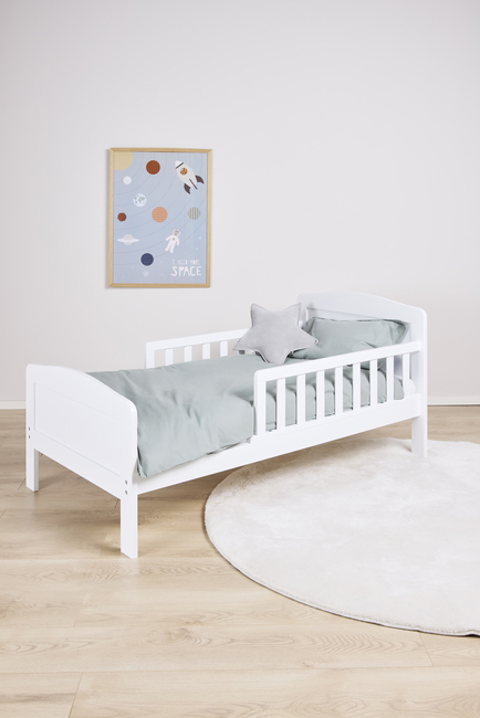 JLY DREAM Juniorseng JULI Inkl. Oppbevaring & Madrass 70x140, Vit