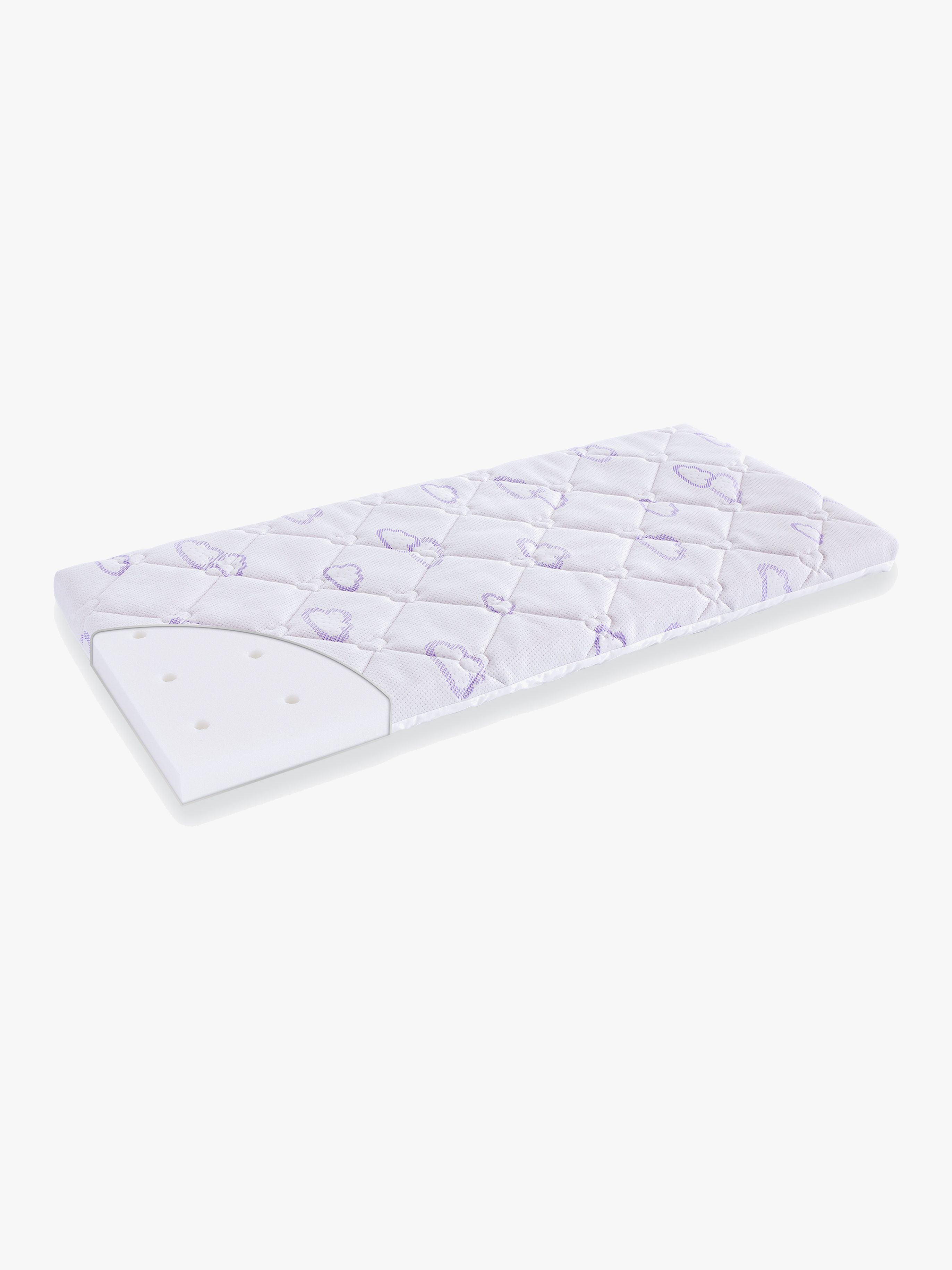 Träumeland Cradle Sleepy Madrass 45x90, Hvit - Sengetilbehør