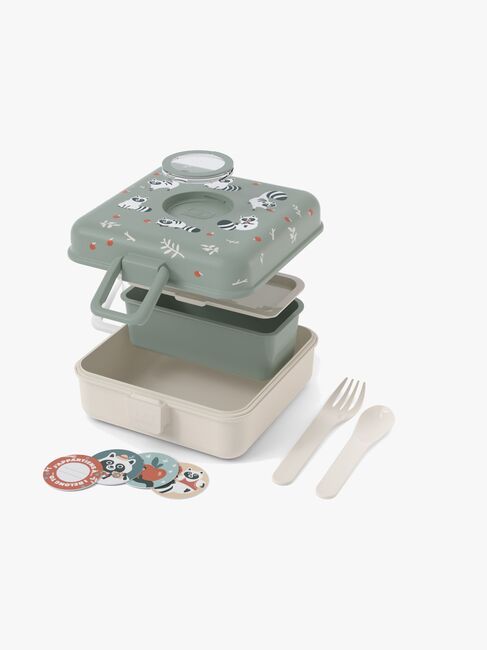 Monbento Snacky Bento Matboks, Raccoon