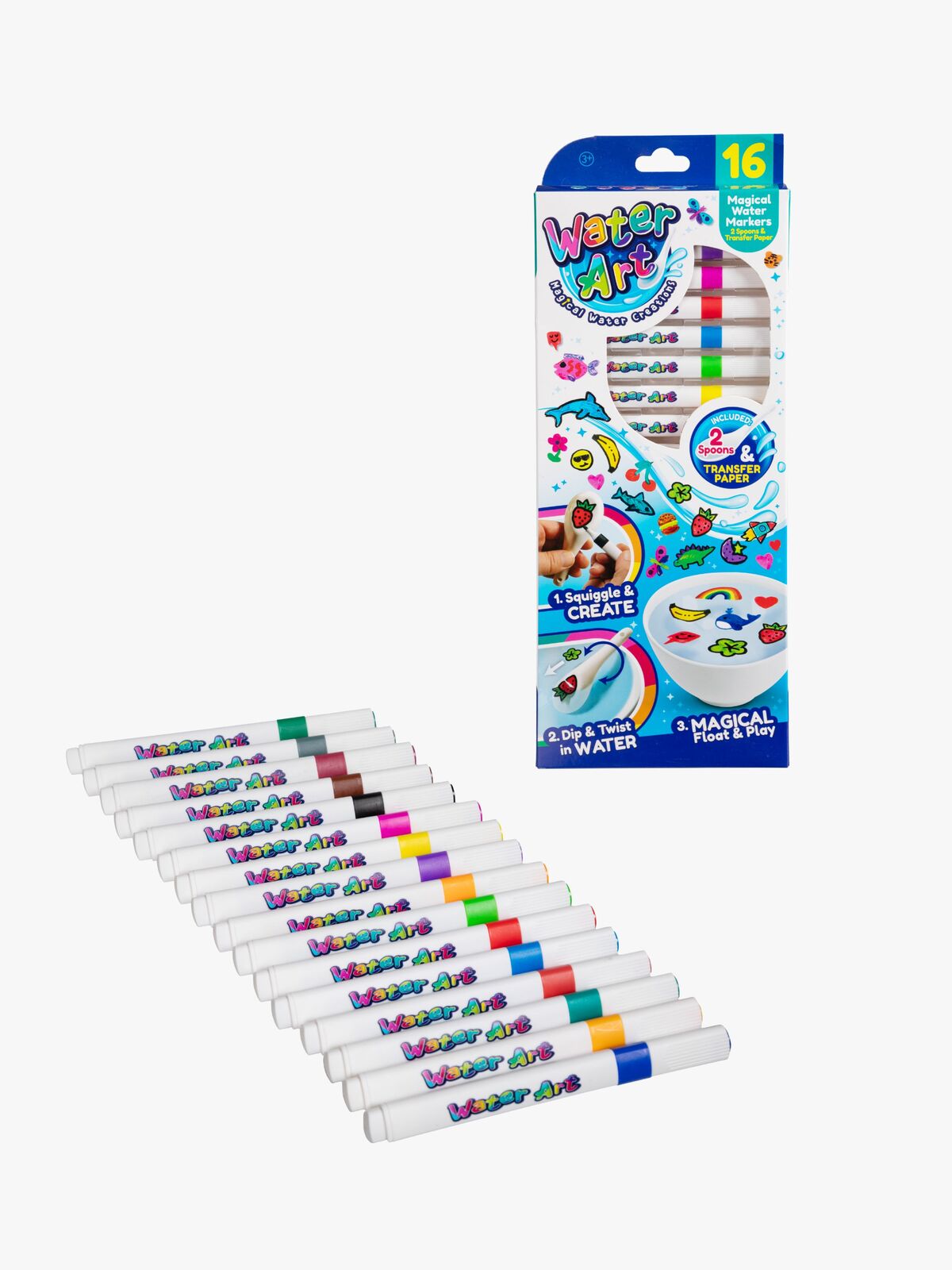 Water Art Vannbaserte Tusjer 16 st