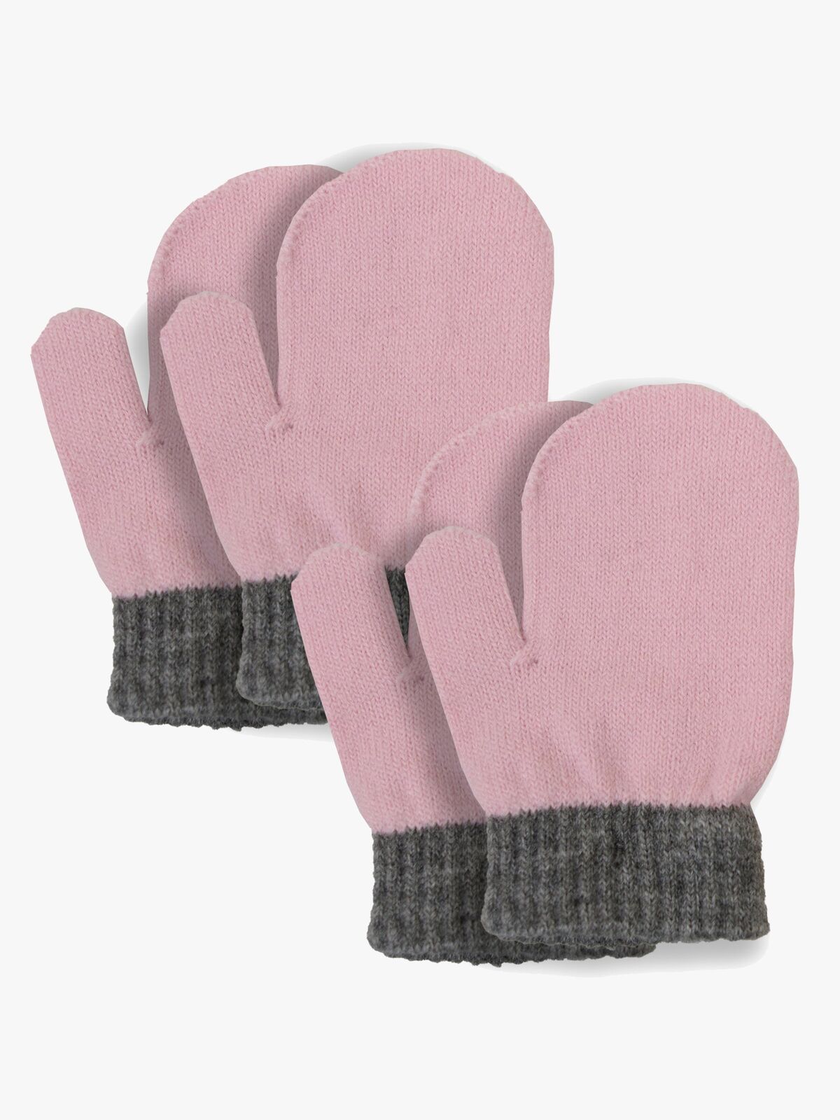 Lindberg Sundsvall Wool Glove Votter 2-pack, Pink/Anthracite