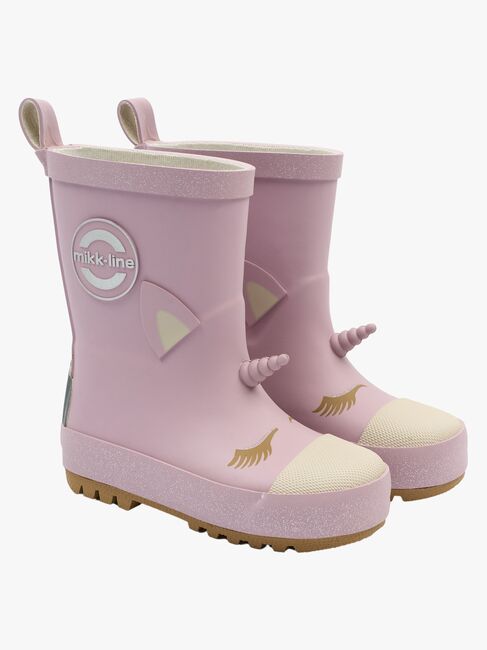 Mikk-Line Unicorn Gummistøvler, Mauve Shadows