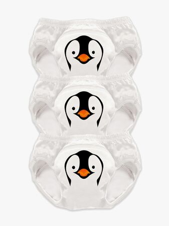 My Carry Potty Pingvin Pottetreningsbukser 3-pack, Hvit