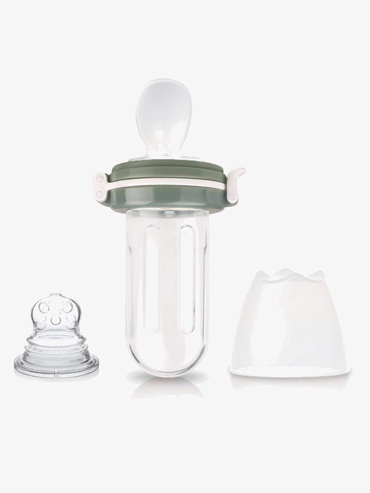 Kidsme Food Squeezer med skje, Grey