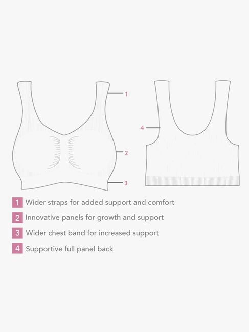 Carriwell Gravid-BH Uten Sømmer, Svart