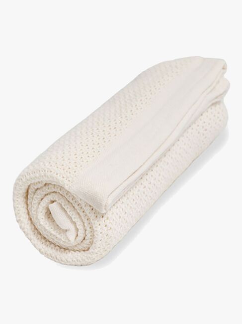 Vinter & Bloom Soft Grid Helseteppe, Pearl White