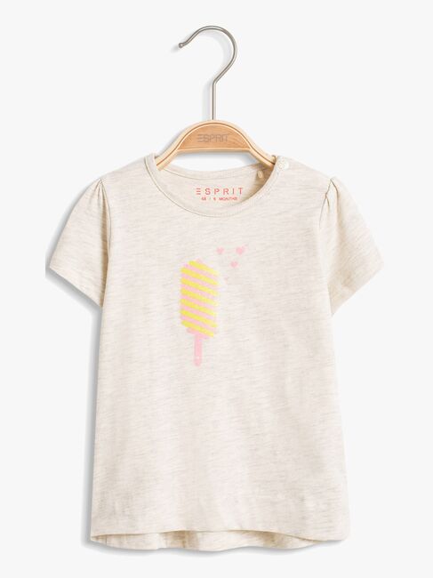 ESPRIT T-Shirt Eis, Pastel Grey