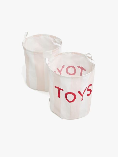 Alice & Fox ELSIE Oppbevaringskurver 2-pack, Rosa