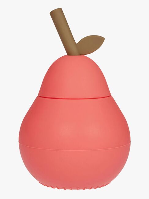 OYOY Pear Sugerørkopp, Cherry Red