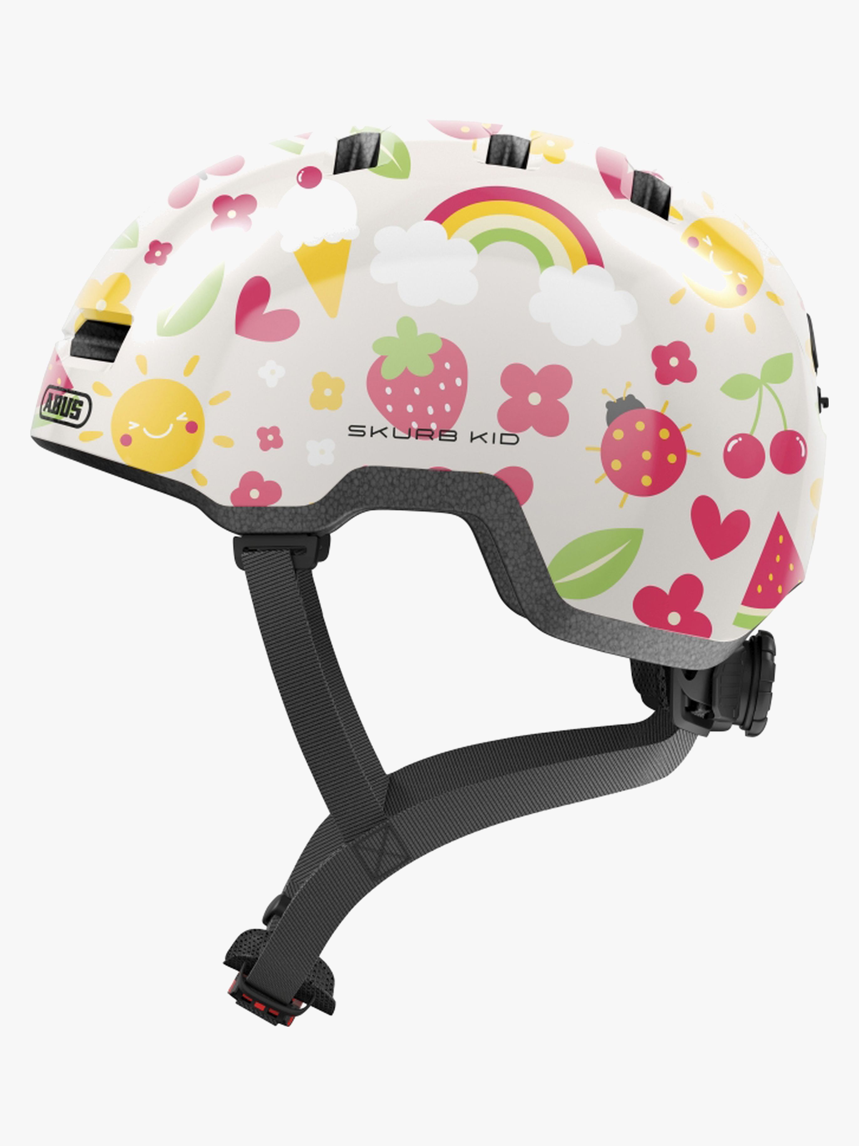 ABUS Skurb Kid Hjelm, Cream Summer - Sykkelhjelmer - Plast