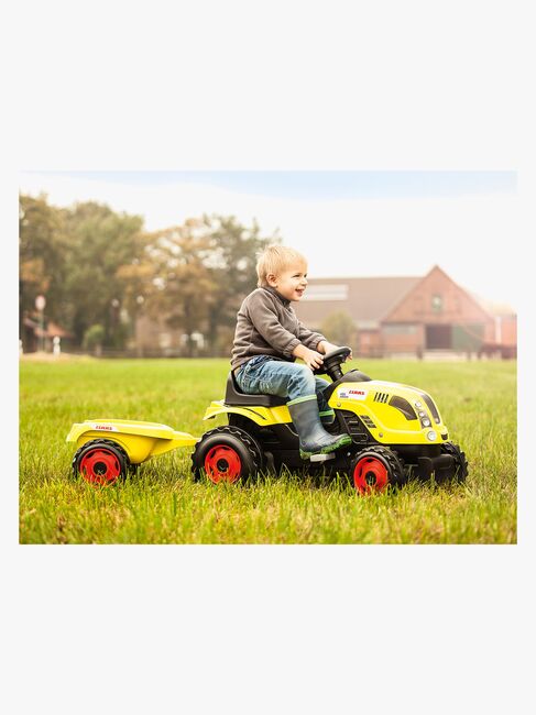 Smoby Claas Farmer Traktor Med Tilhenger XL