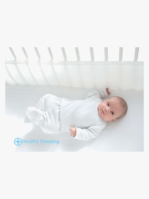 BabyMatex Bump Air Sengekant 30 x 360 cm Pustende, Hvit 