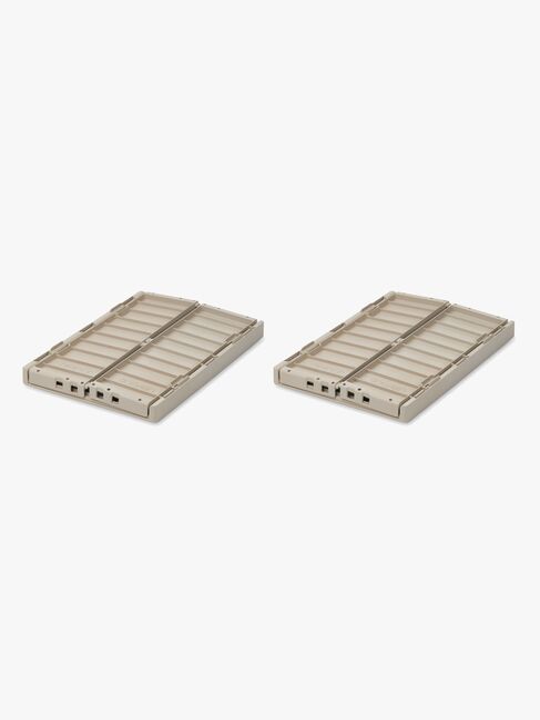 LIEWOOD Weston Oppbevaringskasser 2-Pack Medium, Sandy