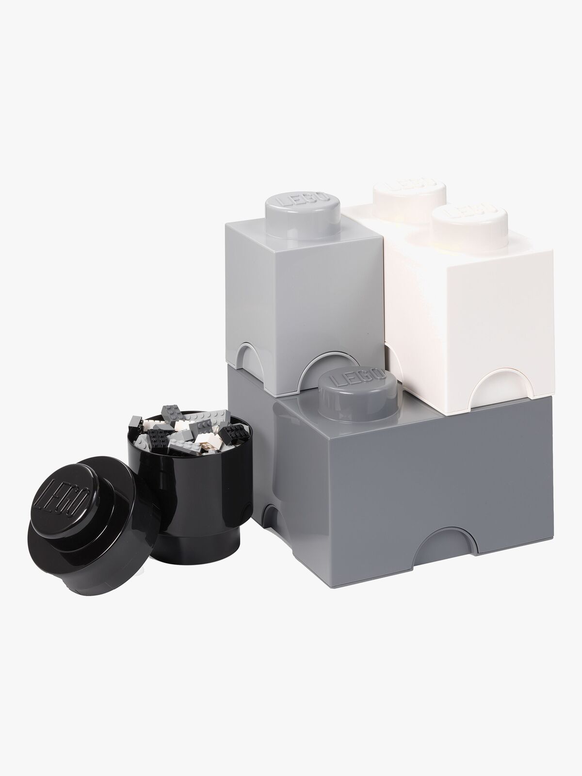 LEGO Oppbevaring 4, White/Grey/Black