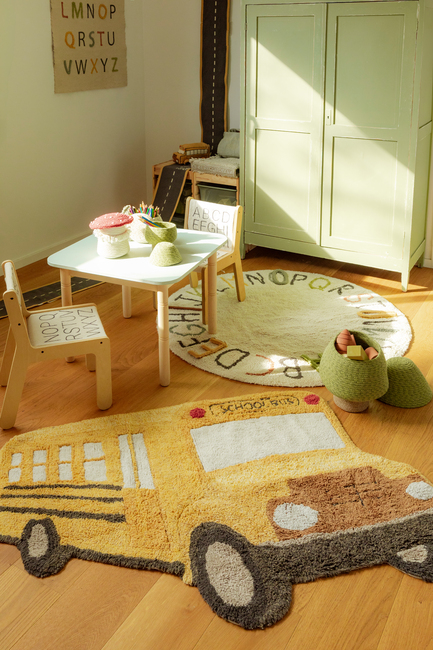 Lorena Canals  Vaskbart Gulvteppe 90x130, School Bus