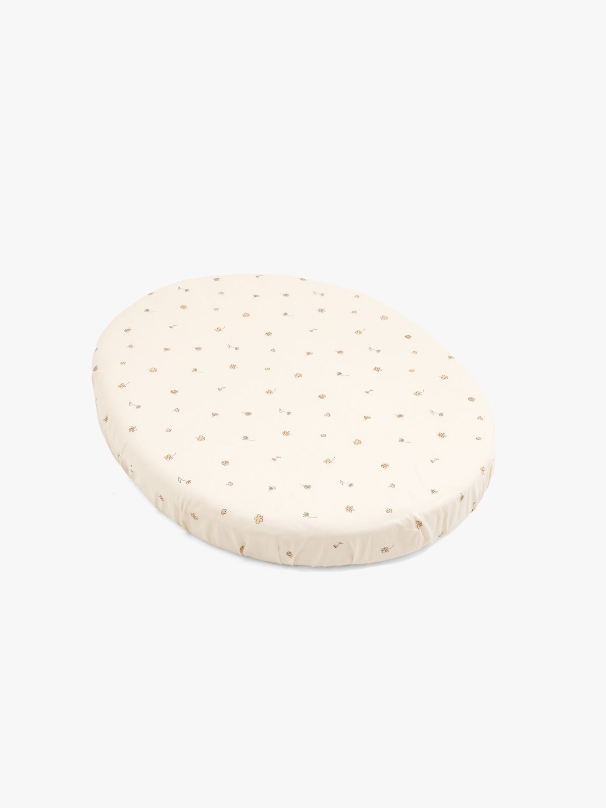Stokke Sleepi Mini V3 Stretchlaken, Flower Ecru