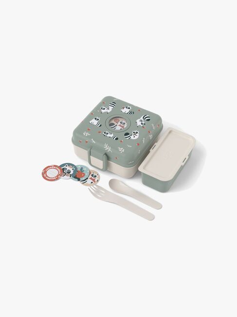 Monbento Snacky Bento Matboks, Raccoon
