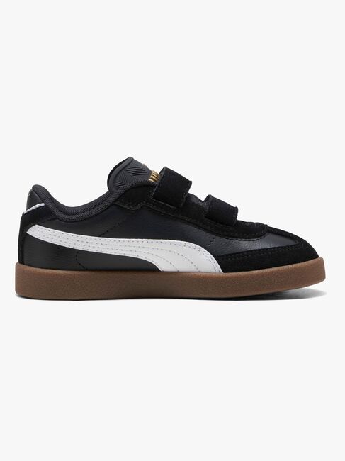 Puma Club II Era V PS Sneakers, Black/White