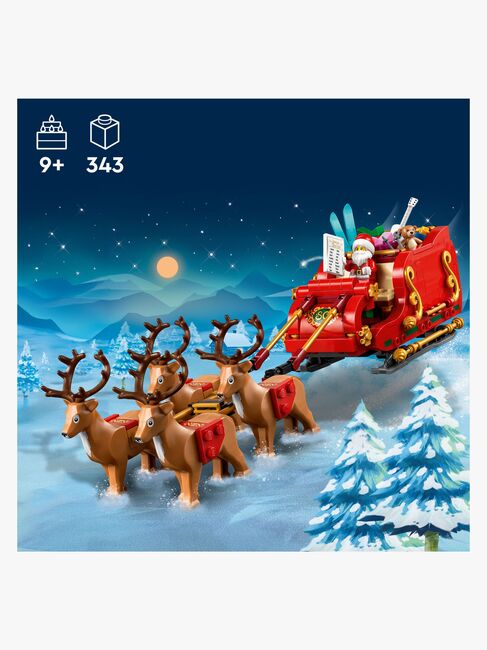 LEGO Iconic 40499 Julenissens slede

