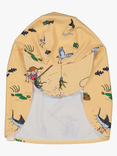 Geggamoja Uv-solhette Pippi Langstrømpe, Gul