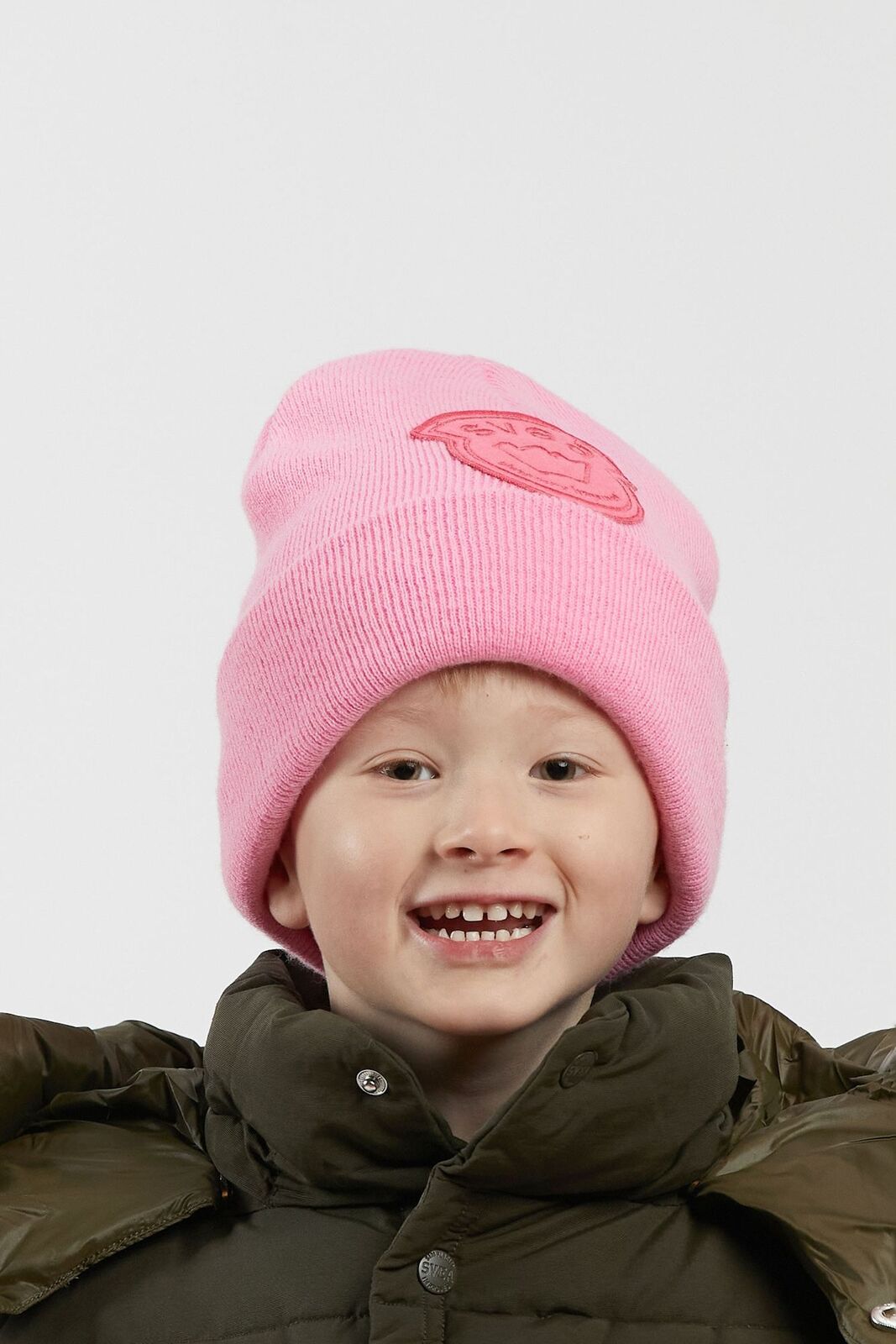 Svea Big Felt Badge Lue, Cool Pink