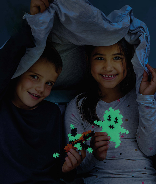 Plus-Plus Build and Glow 3D Oppbevaringsboks 2000 Deler