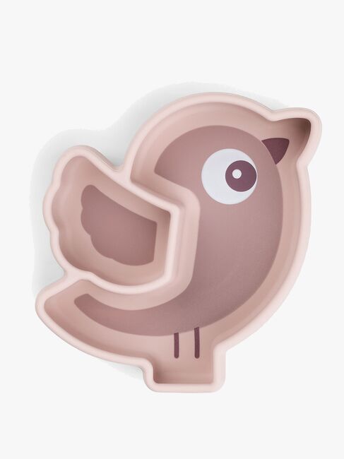 Done By Deer Stick & Stay Silikontallerken Birdee, Powder