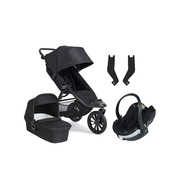 Baby Jogger City Elite 2 Duovogn inkl. BeSafe iZi Go Modular X2, Opulent Black/Jet