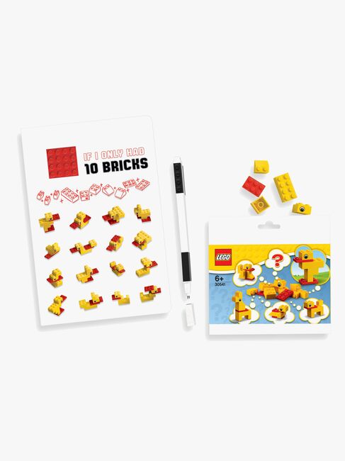LEGO Duck Build Notisbok med Gel-penn