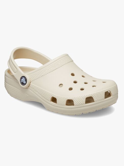 Crocs Classic Kids Sandaler, Bone