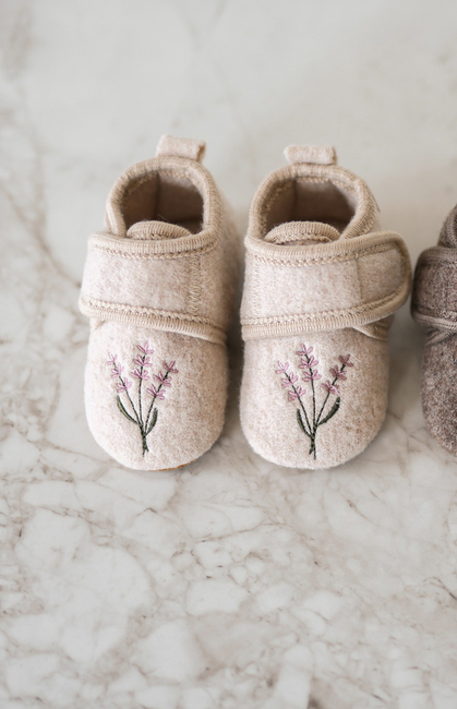 Mikk-Line Tøfler Ull, Off White