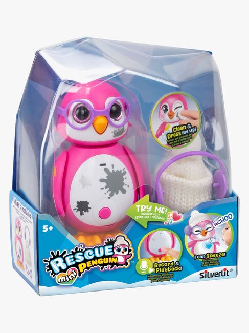 Silverlit  Mini Interaktiv Pingvin, Rosa