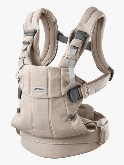 BabyBjörn Harmony Bæresele Vevd, Light Beige Melange