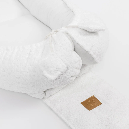 MeowBaby Boucle Babynest, White