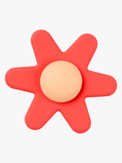 Nattou Soft Silicone Spinner med Sugekopp, Rosa