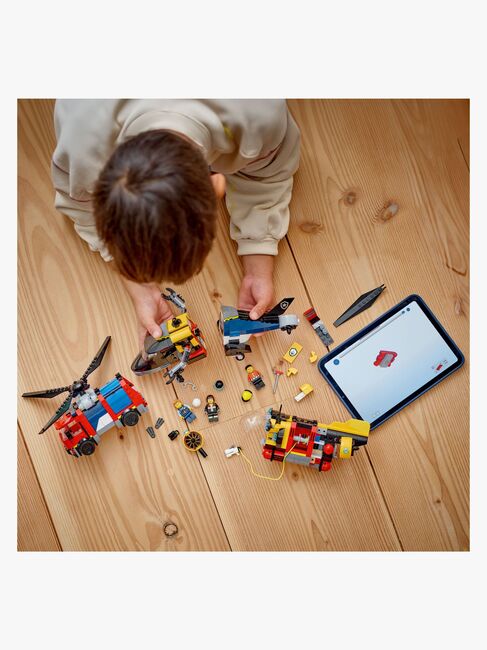 LEGO City 60462 Pakke med helikopter, brannbil og ubåt
