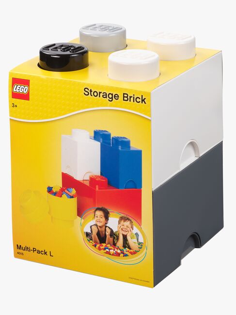 LEGO Oppbevaring 4, White/Grey/Black
