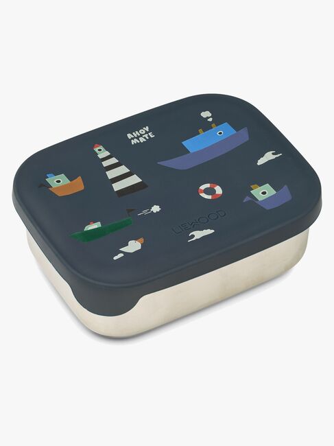 LIEWOOD Arthur  Mønstret Matboks, Sailing/Classic navy