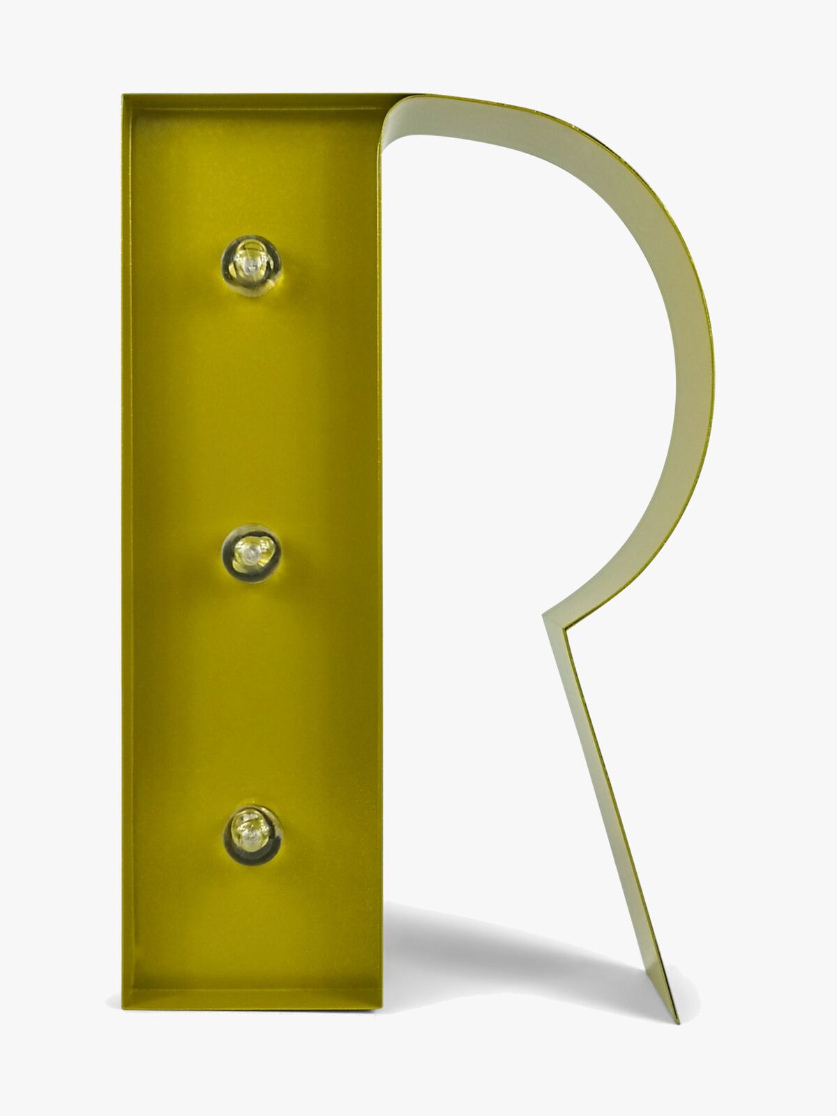 Petite Déco Bokstavlampe R, Gull