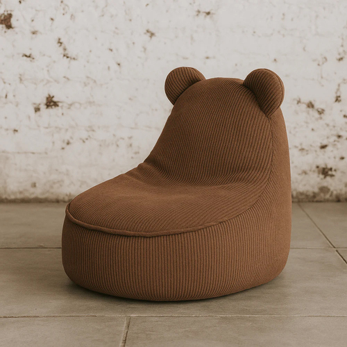 Meowbaby Slimcord Saccosekk Teddy, Brown