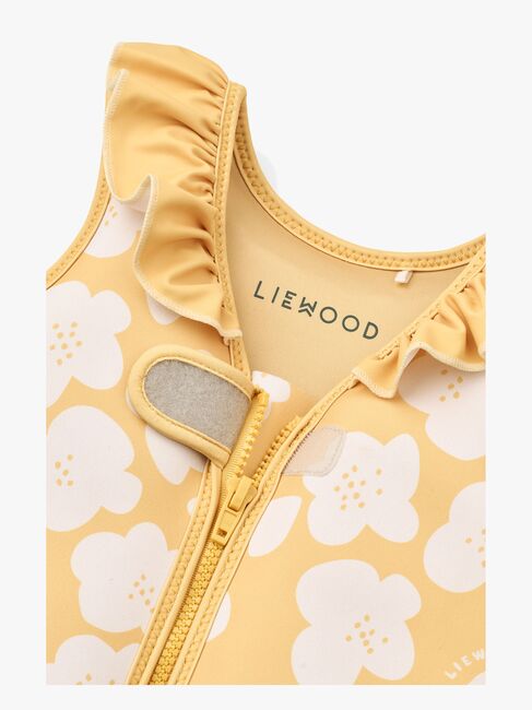 LIEWOOD Dove Svømmevest, Flower/Lemon Yellow
