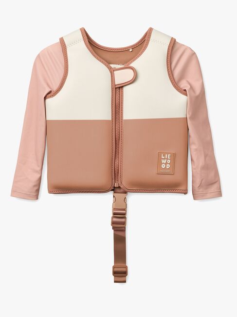 LIEWOOD Dove Svømmevest med Ermer, Tuscany Rose Multi Mix