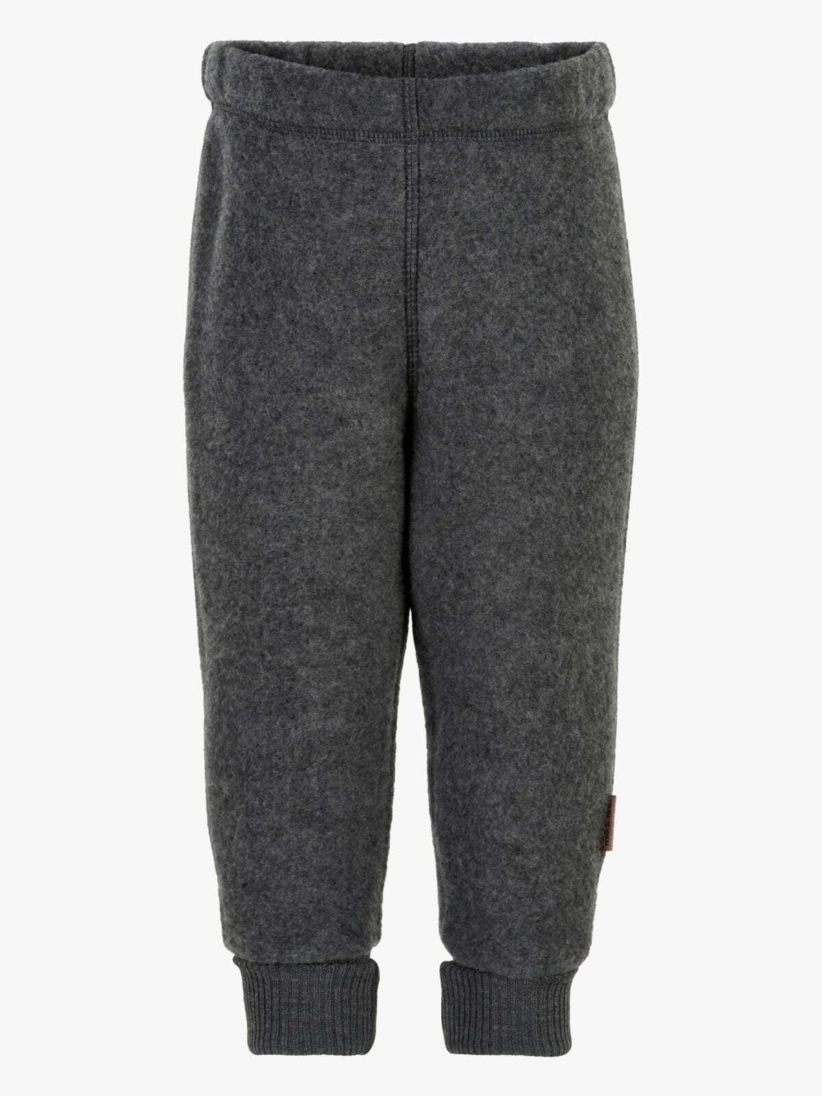 Mikk-Line Fleecebukser Merinoull, Anthracite Melange